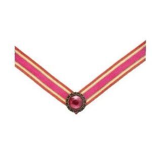 Switch Flops by Lindsay Phillips Oli Pink Orange Green Stripe Gem Medium